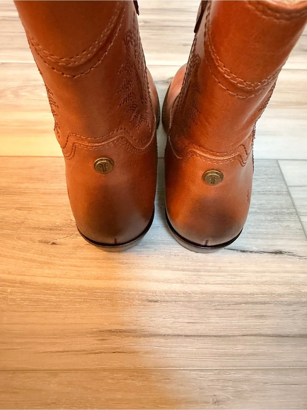 Frye Blair Western Deco Leather Boots 6.5 NIB